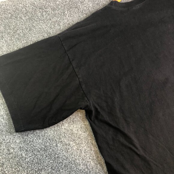 Big Tiger Shirt Mens XXL TALL Black Green Skull Money Y2K 90 Vintage Bling Rap - Picture 9 of 14